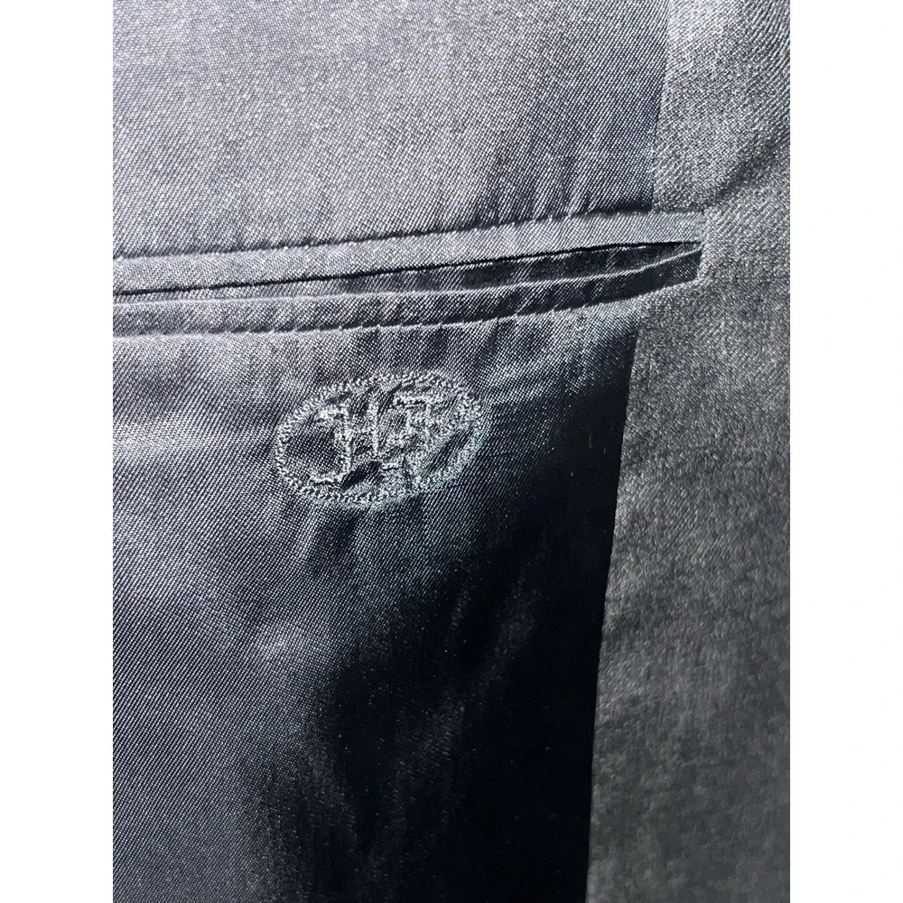 Loro Piana Wool Blazer Mens 40R Gray Boardroom Sport Coat Jacket 2 Button Notch
